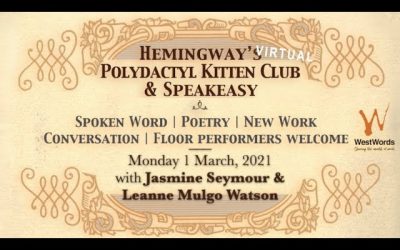 Hemingway’s (virtual) Polydactyl Kitten Club, 1st March, 2021