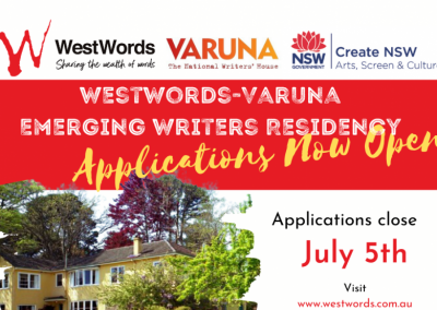 Westwords-Varuna Emerging Writers’ Residential Program