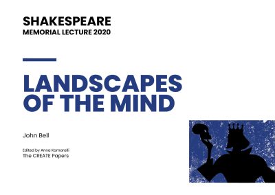 Shakespeare Memorial Lecture 1