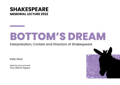 Shakespeare Memorial Lecture 3